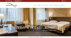Desktop Screenshot of hotelkonin.pl
